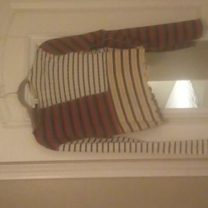 Multi colored top,  cropped, size XXL